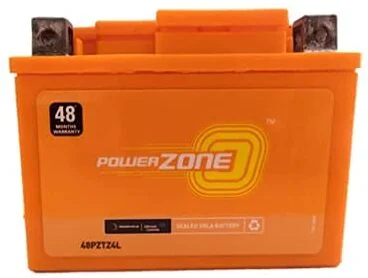 PowerZone AUC-PZ-48PZTZ4L Ah Battery for Two Wheelers with 24+24